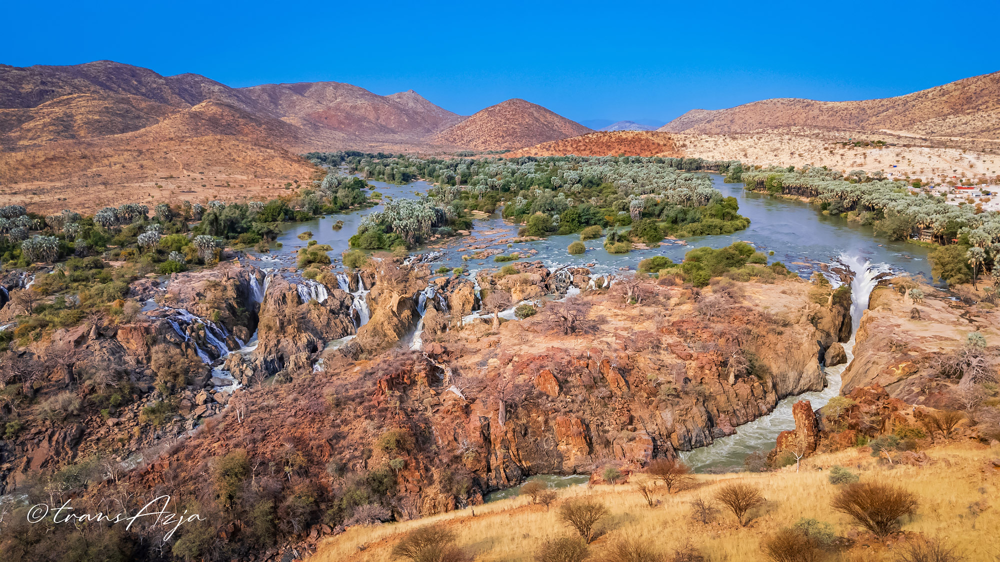 Wodospady Epupa, Namibia