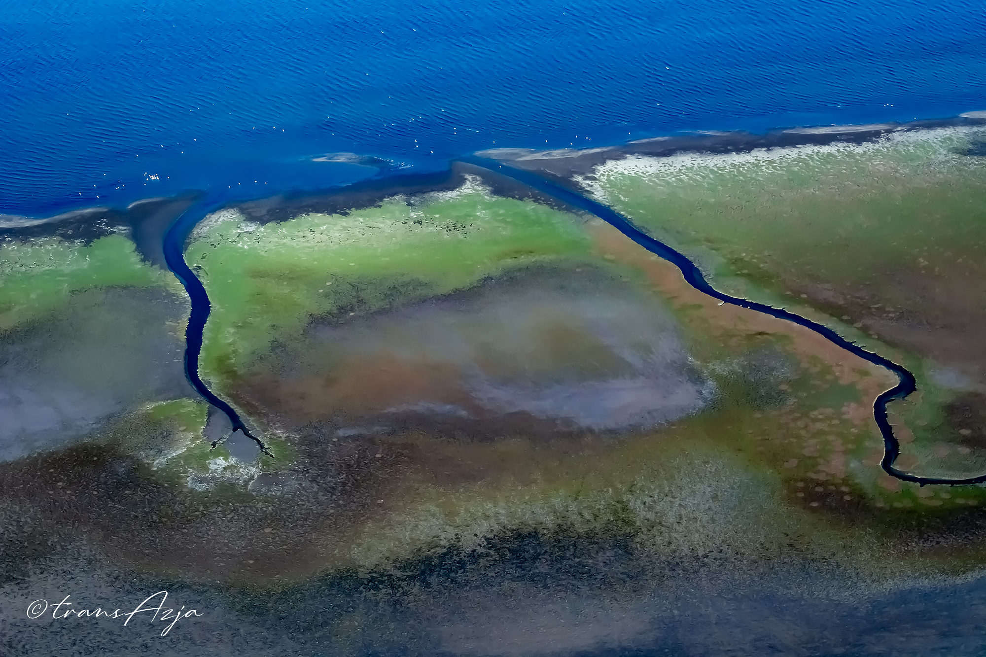 Wybrzeże Szkieletów z lotu ptaka